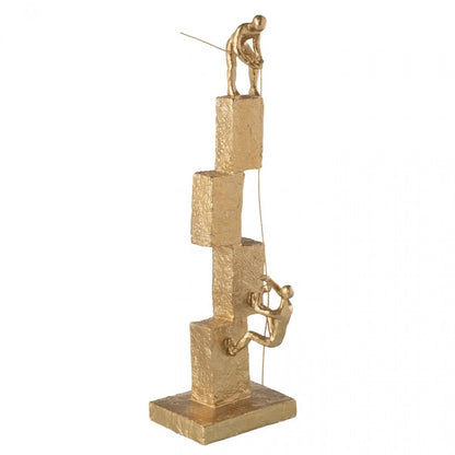 Figuras Escalada Moderna Resina Dorada J-Line