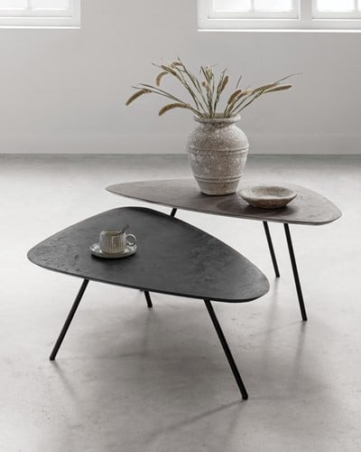 DTP Home Mesa de centro Scala Plectro Earth Set de 2