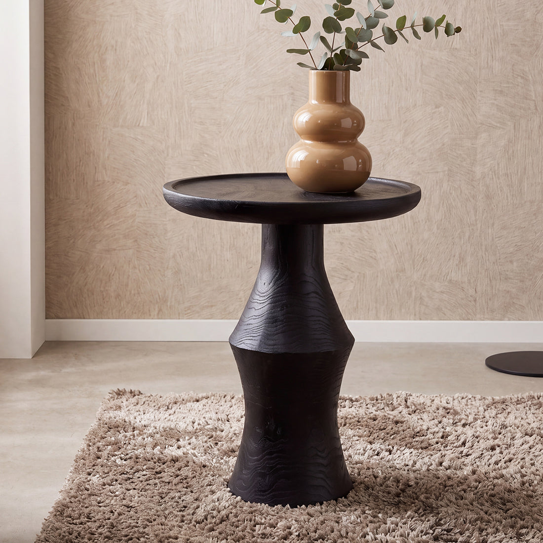 Mesa auxiliar Nero Twilight Raw Materials
