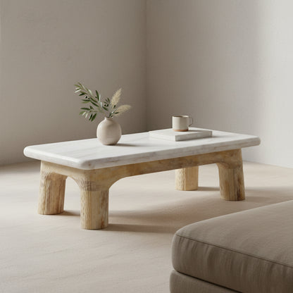 Mesa de centro Sandy Dunes Materias primas
