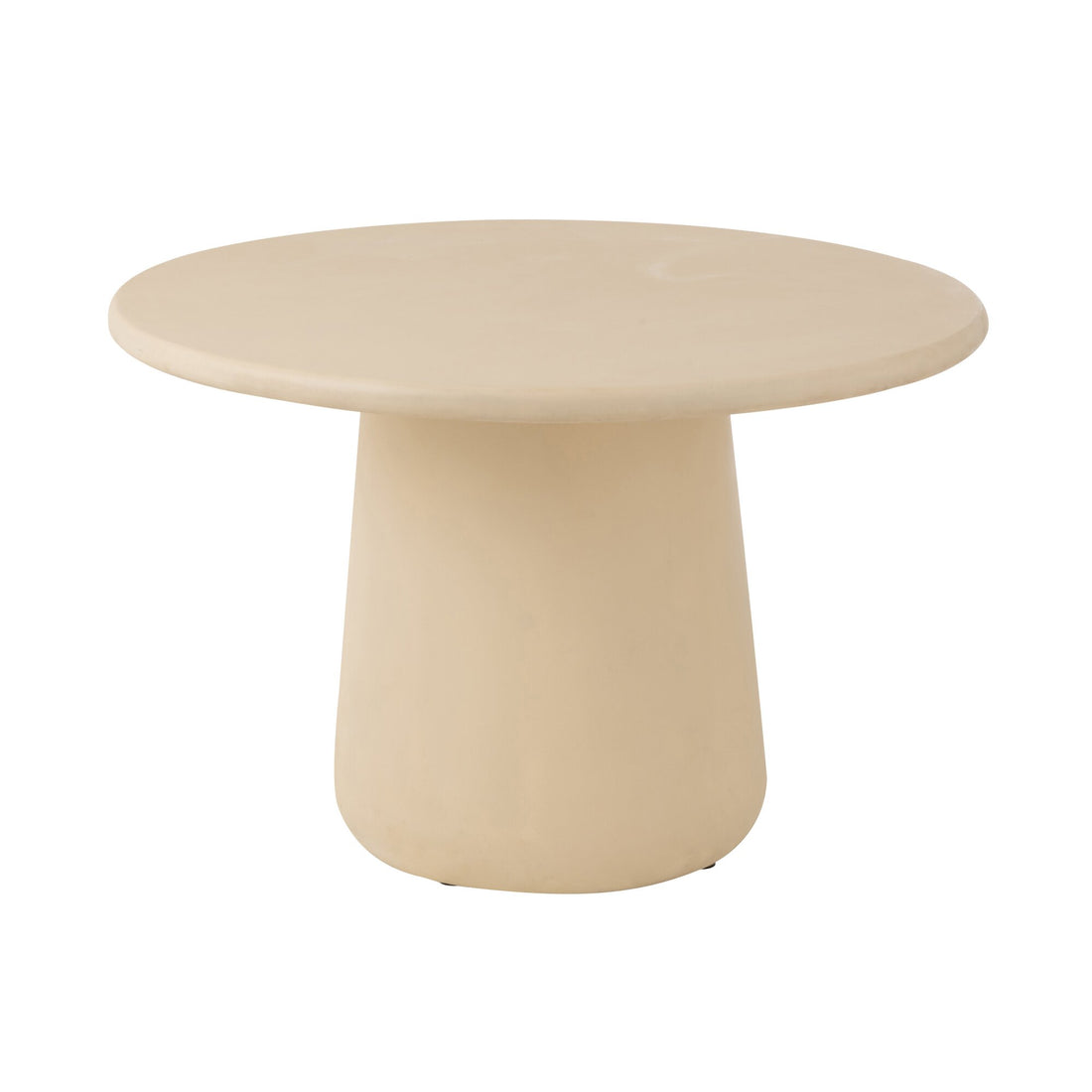 Mesa de comedor redonda Ram Beige Ø118cm J-Line