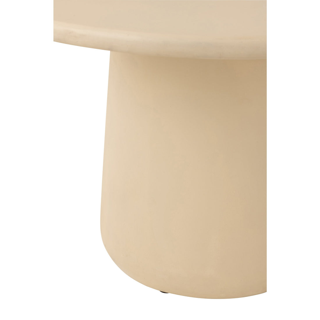 Mesa de comedor redonda Ram Beige Ø118cm J-Line