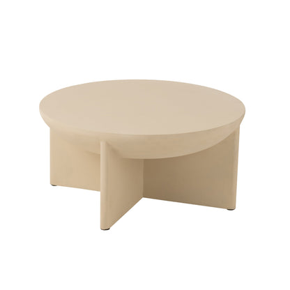Mesa de centro Halfy Madera de mango Blanco J-Line