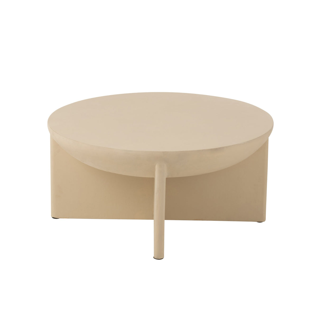 Mesa de centro Halfy Madera de mango Blanco J-Line