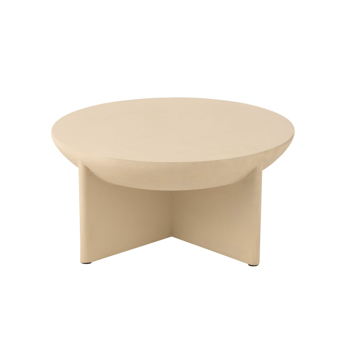 Mesa de centro Halfy Madera de mango Blanco J-Line