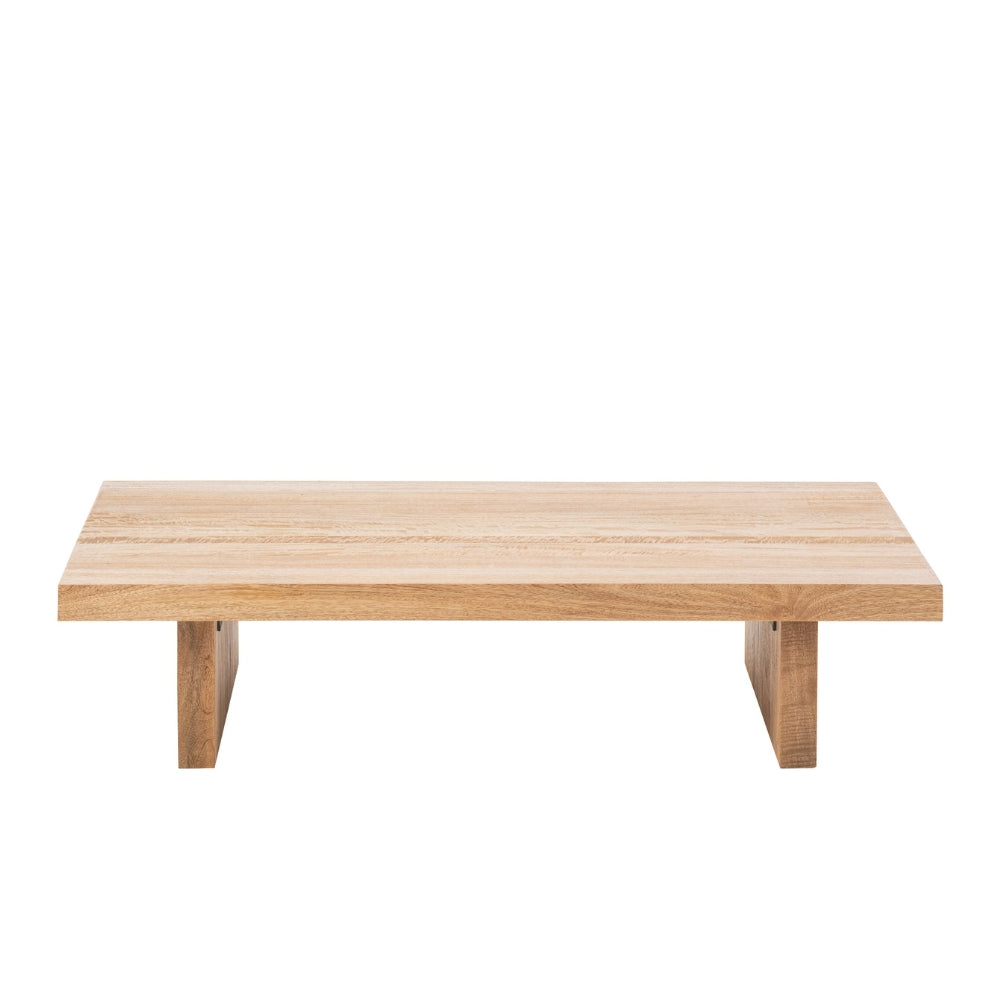 Mesa de centro de madera de mango natural J-Line