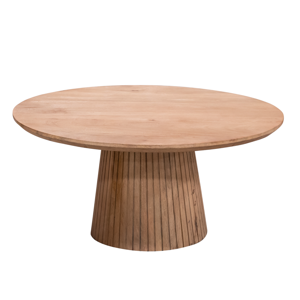 De brede Solana salontafel van 80 cm naast de smallere uitvoering van 50 cm