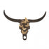 Schedel Os Vlinder Resin Bruin/Goud Large - Wanddecoratie - J-Line - livinglovely.nl