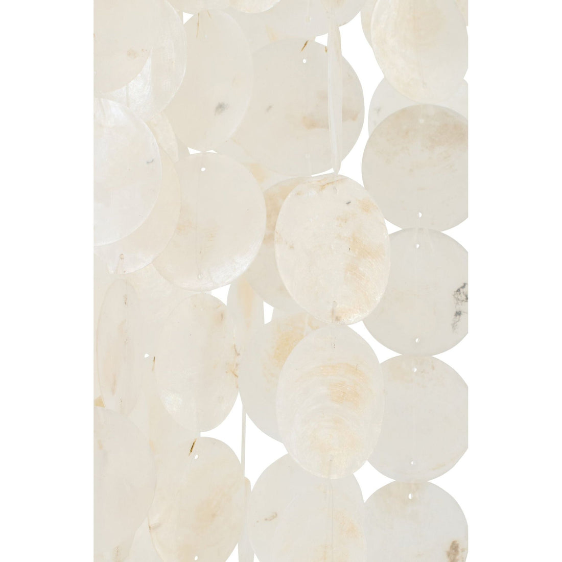 Lámpara colgante Capiz Blanco Grande Ø80cm x H250cm J-Line