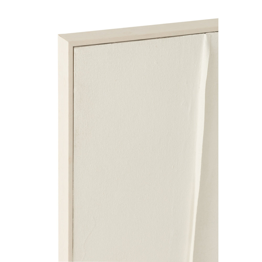 Cuadro Log Lienzo/Madera de pino Blanco J-Line