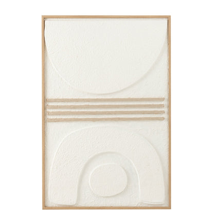 Cuadro Thibault Papel Blanco/Beige J-Line