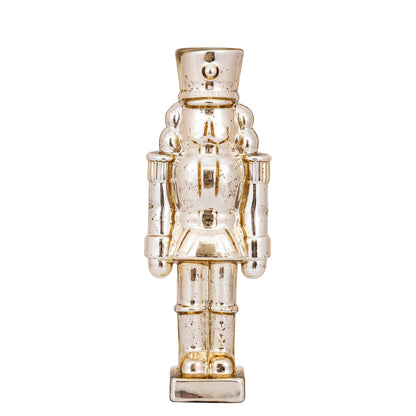 Set Van 2 Breyen Notenkrakers Glas Goud Glanzend van PTMD, Breyen Notenkraker Large uit de set los op witte achtergrond