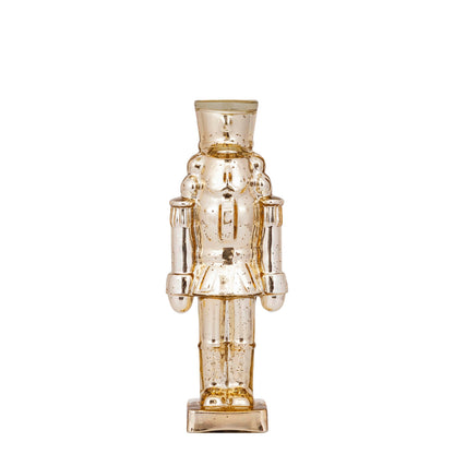 Set Van 2 Breyen Notenkrakers Glas Goud Glanzend van PTMD, Breyen Notenkraker Medium uit de set los op witte achtergrond