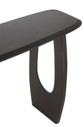 Sidetable Mark Mangohout Zwart - Sidetable - J-Line - livinglovely.nl