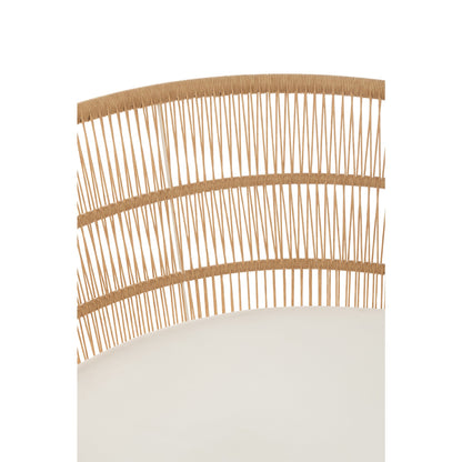 Silla Joa Metal/Ratán Blanco J-Line