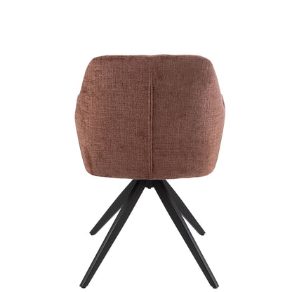 Silla Louna Hierro/Acrílico Marrón J-Line