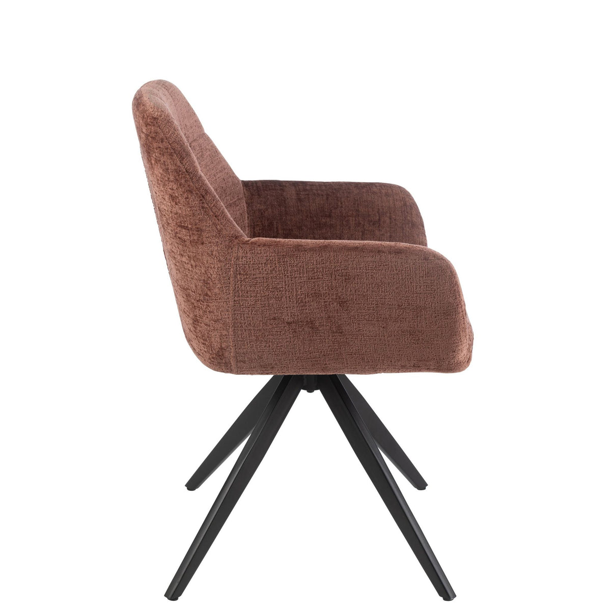 Silla Louna Hierro/Acrílico Marrón J-Line