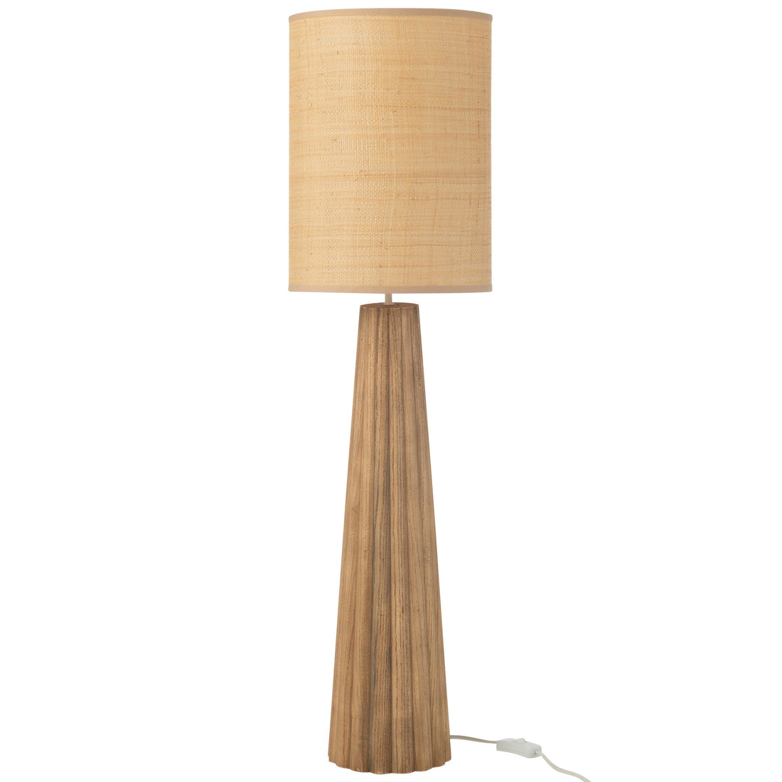 Lámpara de mesa Paraguas Ailanthus Madera Natural Grande J-Line
