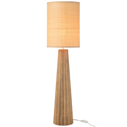 Lámpara de mesa Paraguas Ailanthus Madera Natural Grande J-Line