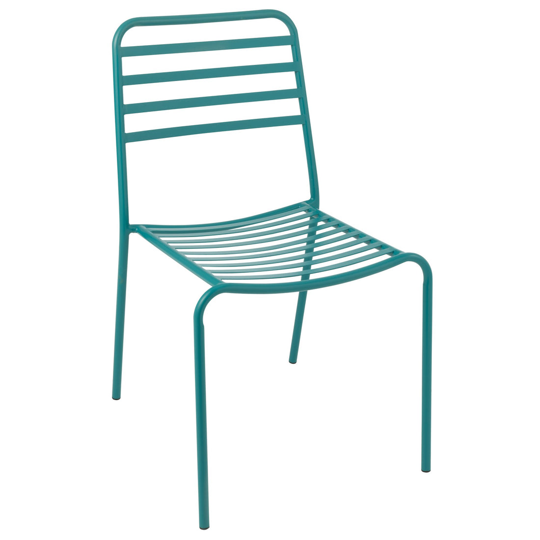 Silla de jardín Dedi turquesa de metal J-Line