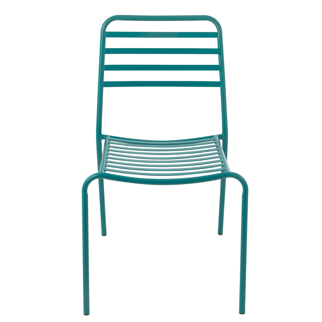 Silla de jardín Dedi turquesa de metal J-Line
