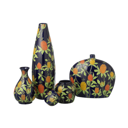 Jarrón Piña Porcelana Multicolor Grande J-Line