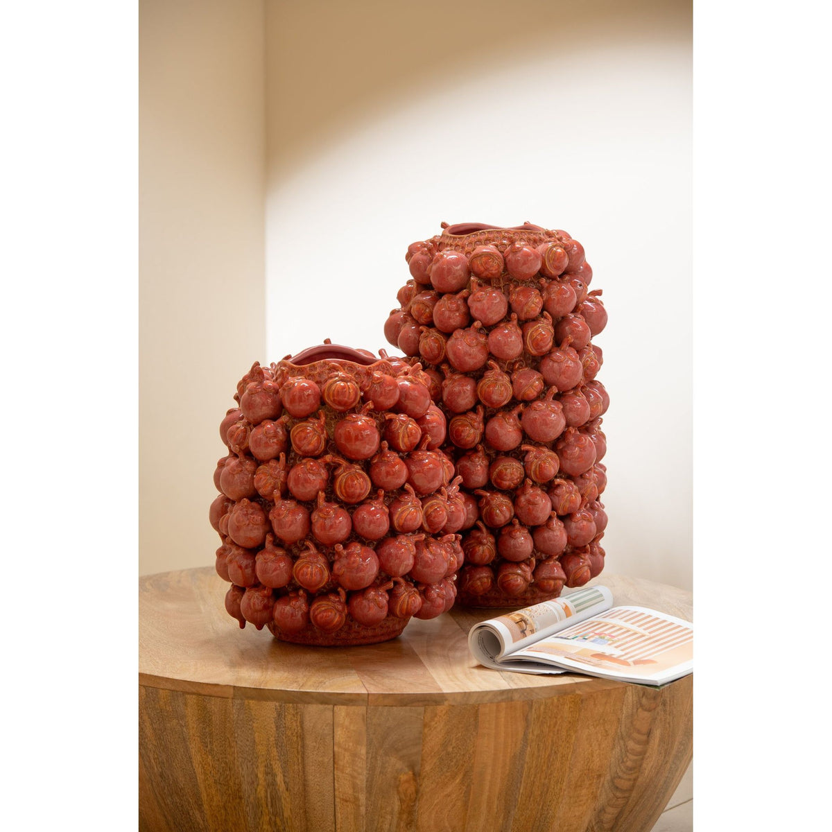 Vaas Botanica Klei Koper Roze Large J-Line