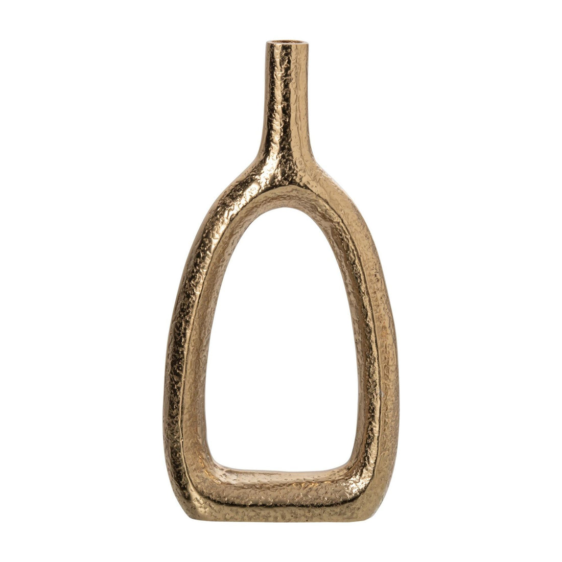 Jarrón Soliflore Aluminio Dorado Grande J-Line