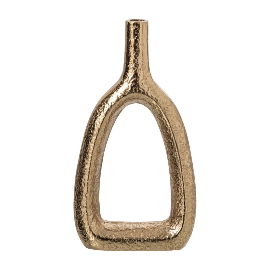 Jarrón Soliflore Aluminio Dorado Pequeño J-Line