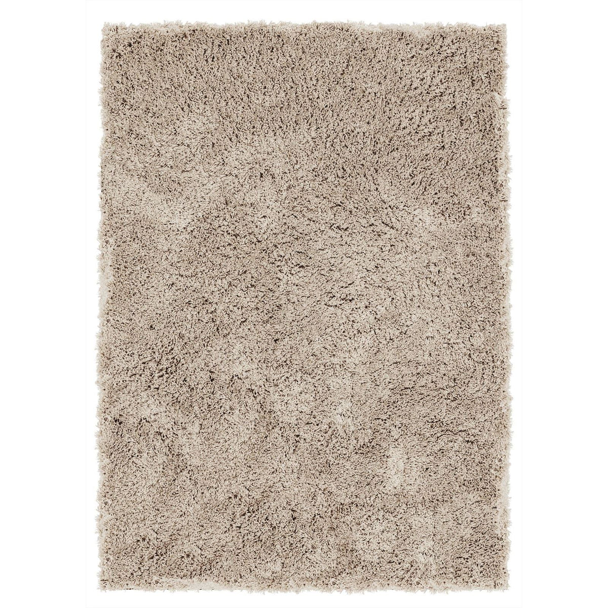 Vloerkleed Celeste van MUST Living, rechthoekig polyester kleed in taupe met fijne structuur