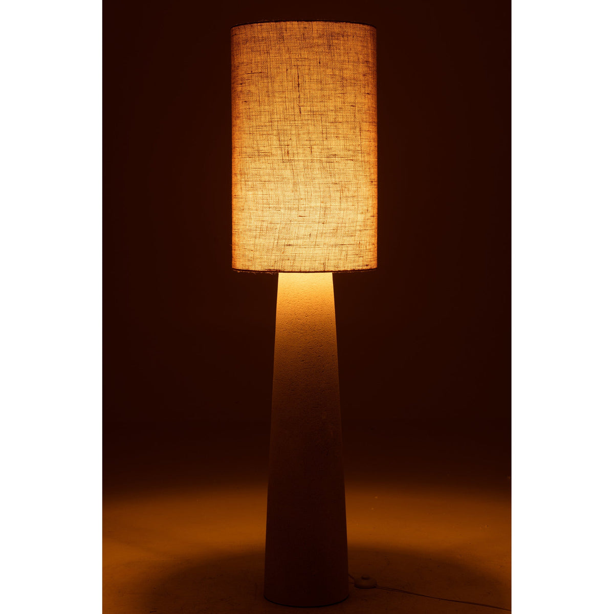 Lámpara de pie Ava Fibra de vidrio/Yute Natural Grande H168,5cm J-Line