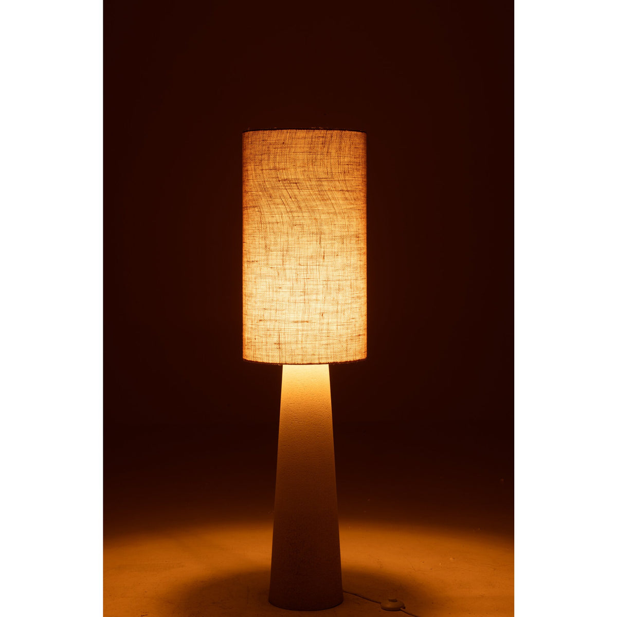 Lámpara de pie Ava Fibra de vidrio/Yute Natural Pequeña H140cm J-Line
