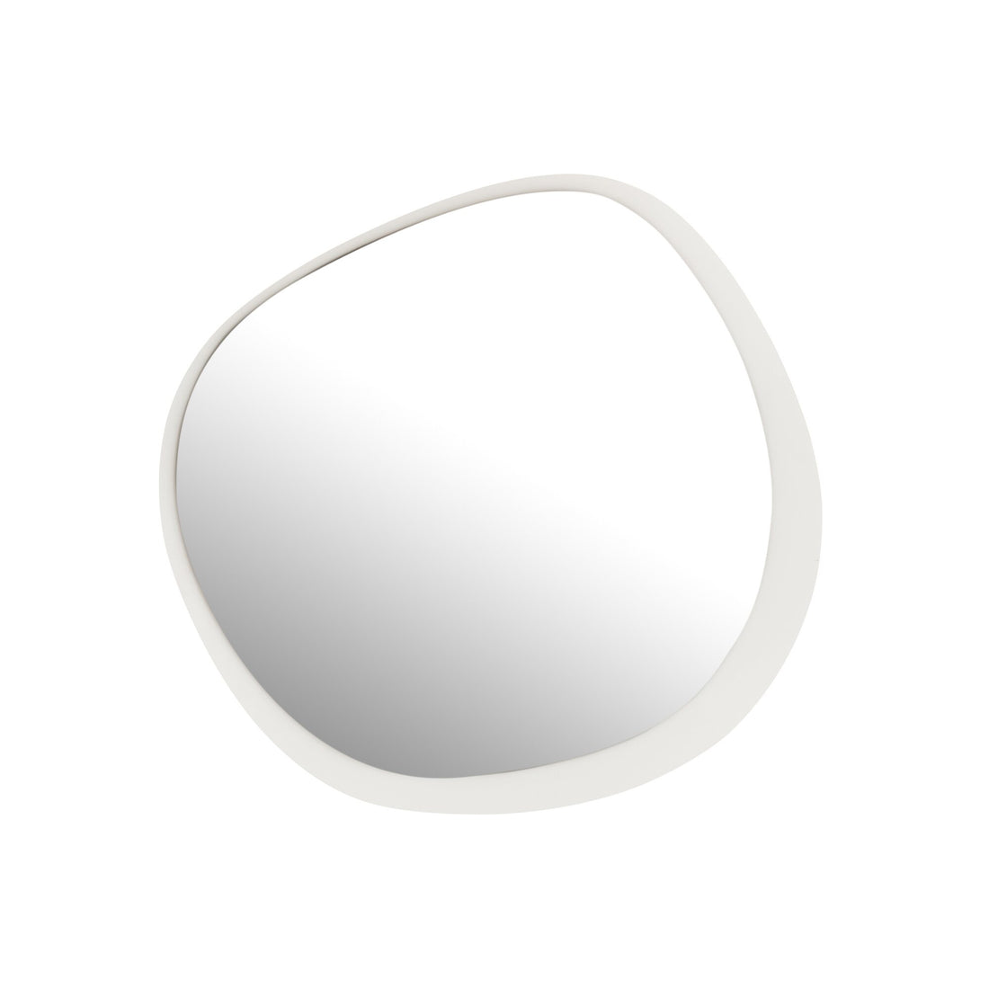 Espejo de pared Metal/Vidrio Blanco Grande