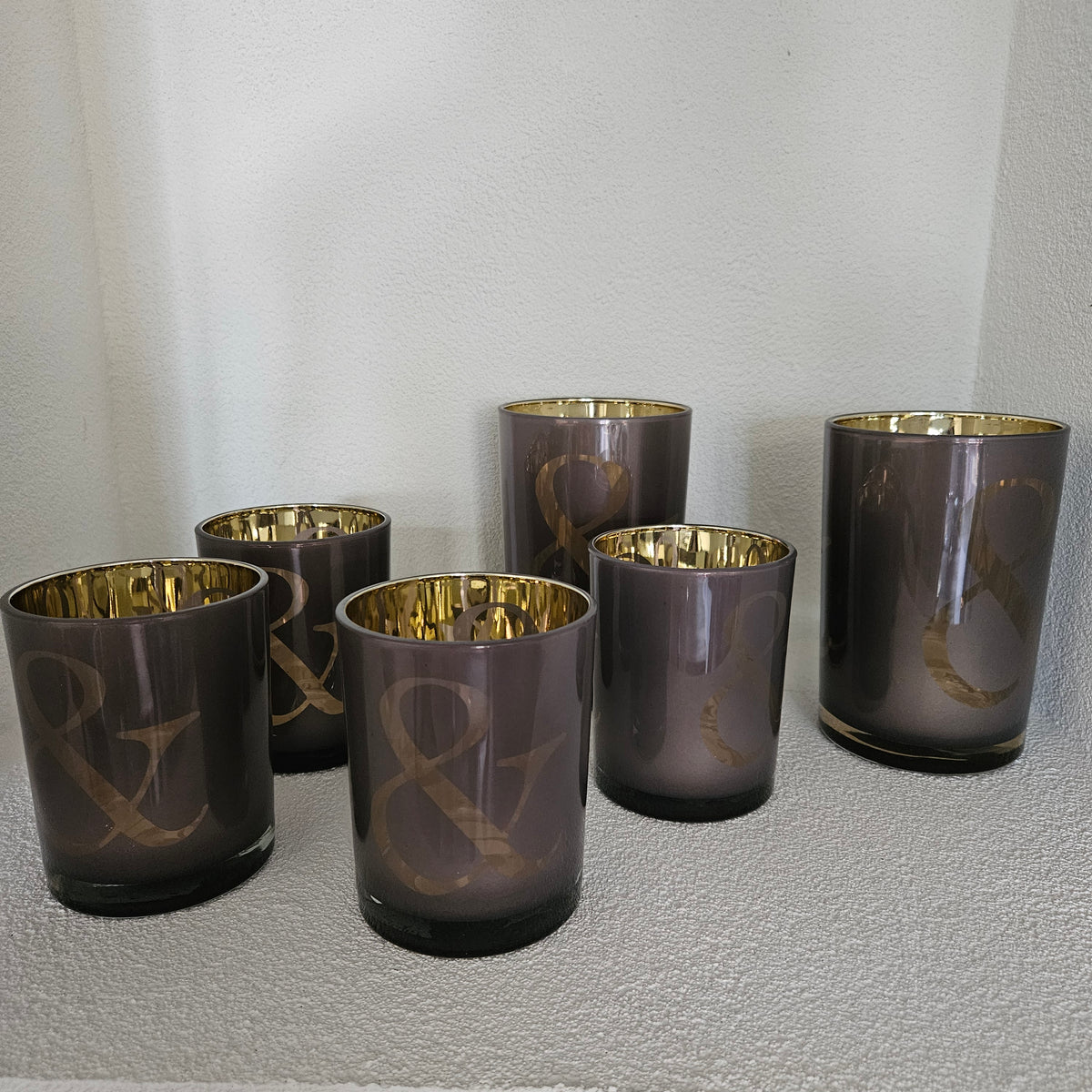 Windlicht &amp; Taupe 18cm - Windlicht - Mars &amp; More - livinglovely.nl