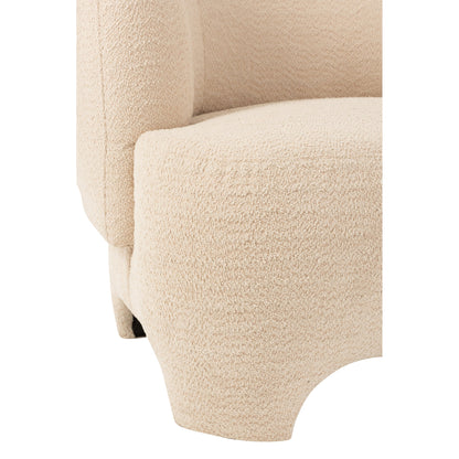 Sillón 1 plaza de punto Tex/Ht blanco J-Line