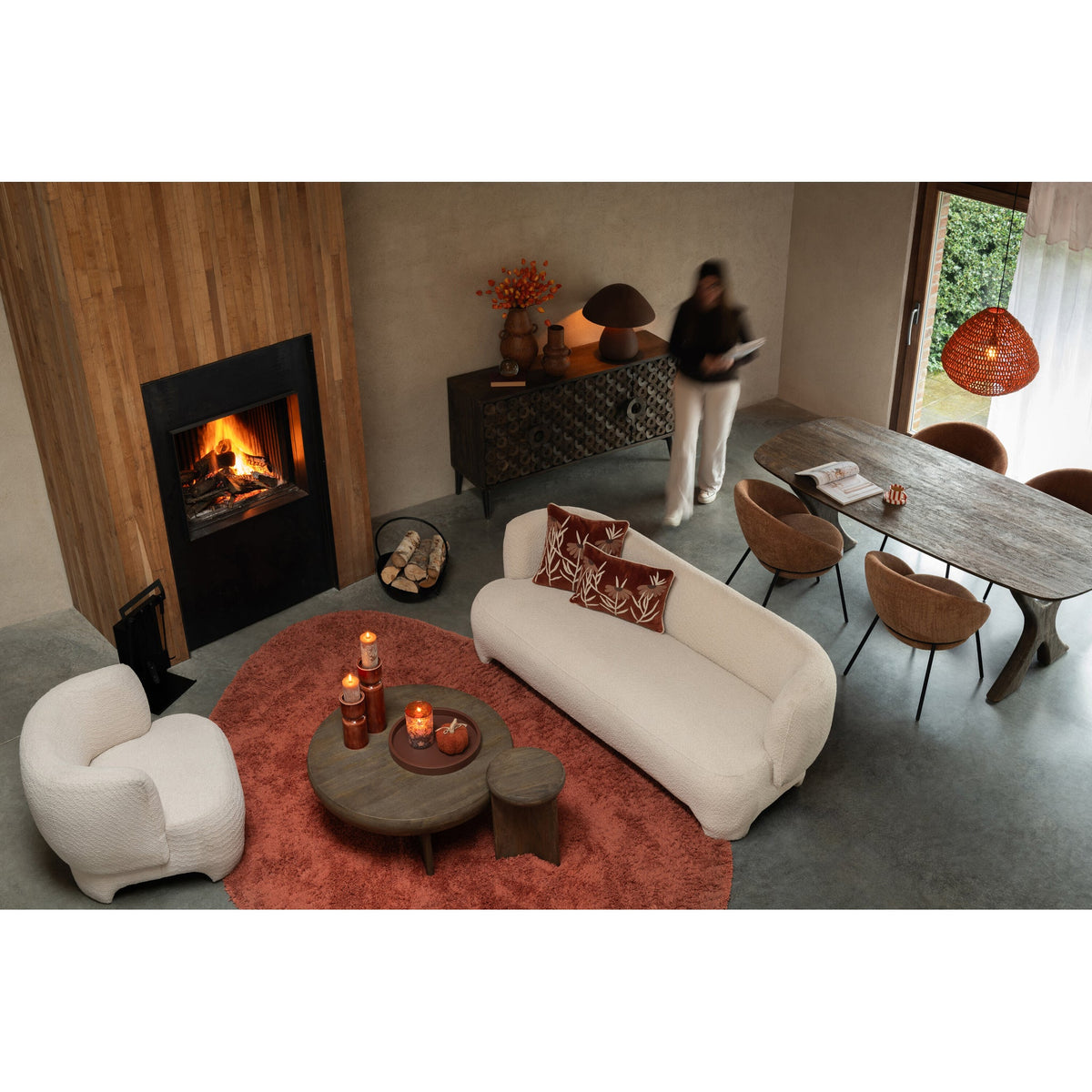 Sillón 1 plaza de punto Tex/Ht blanco J-Line