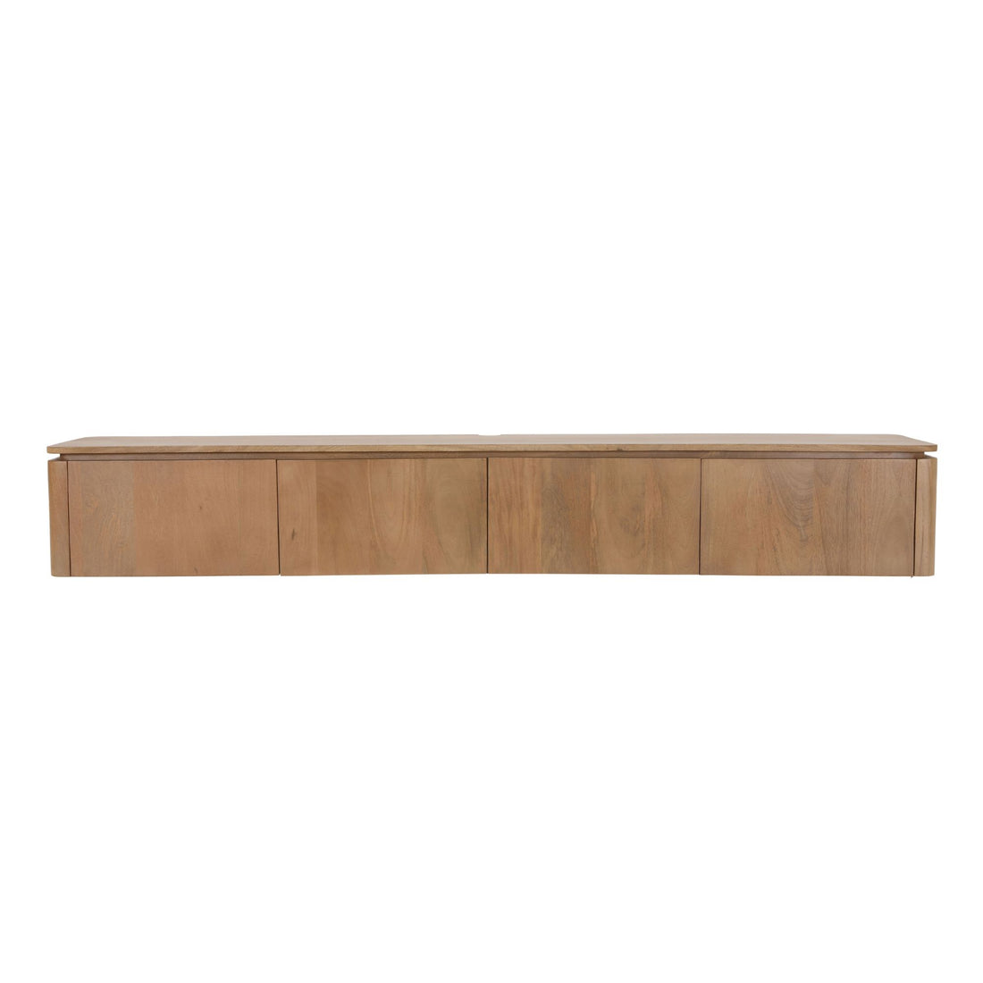 Zwevend TV-meubel Dallas Mangohout Naturel 210cm van Starfurn